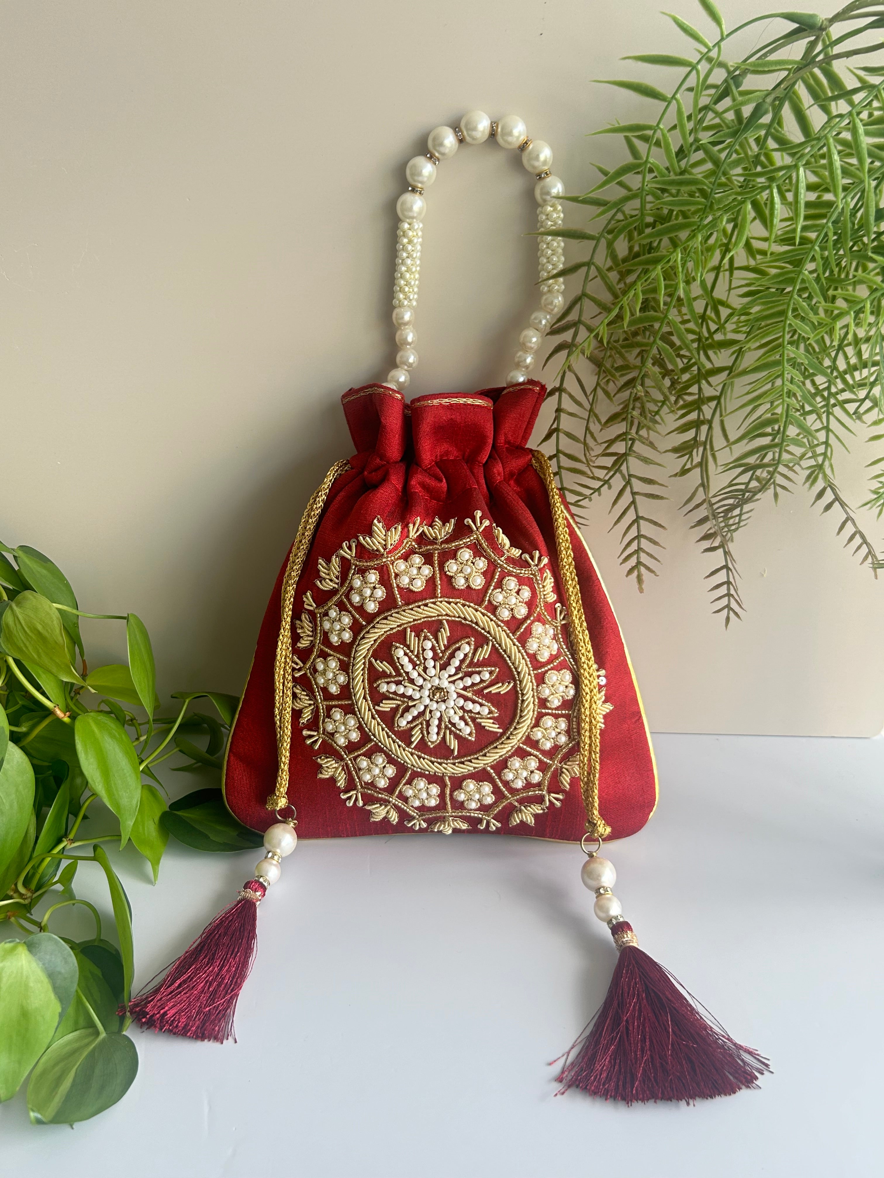 Red Potli Bag