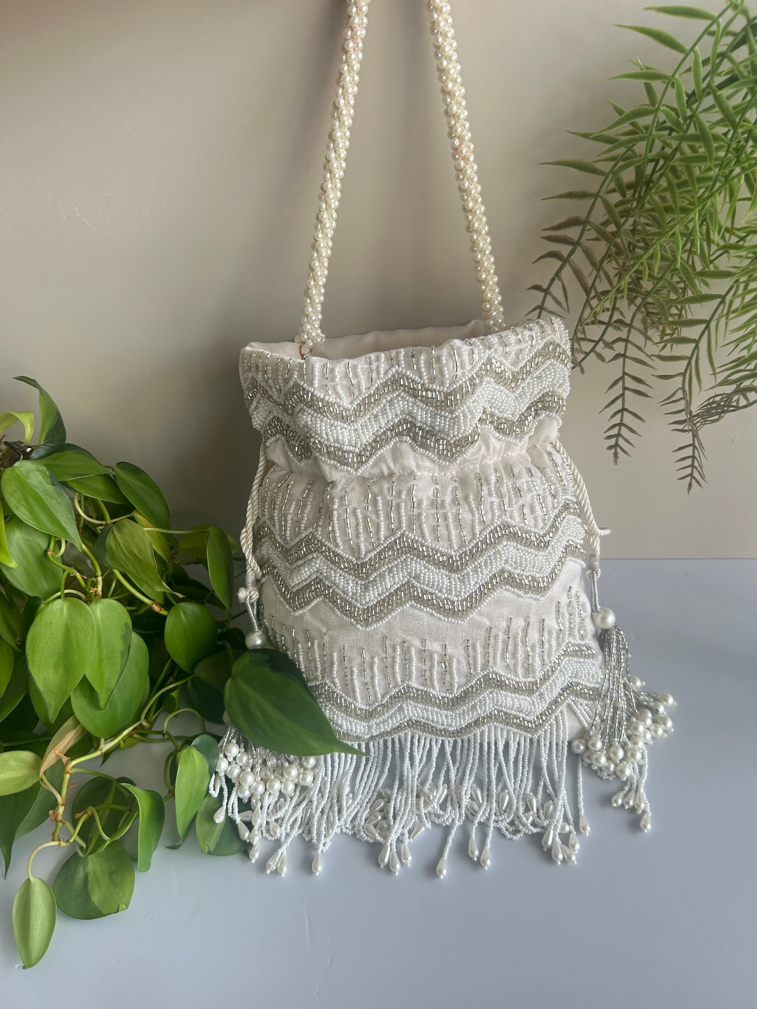 Chevron Potli Bag