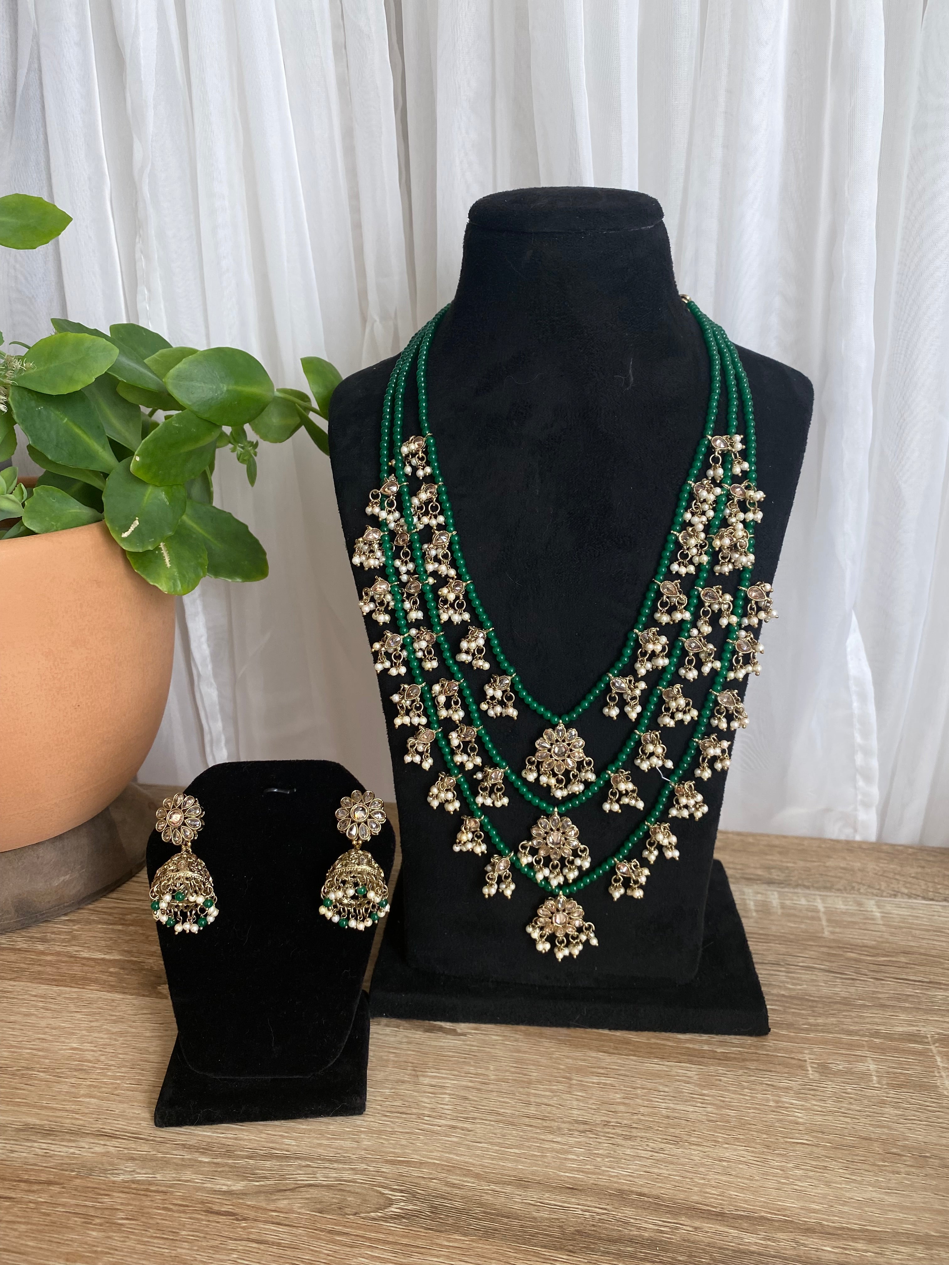  Mahira Long Necklace Set 